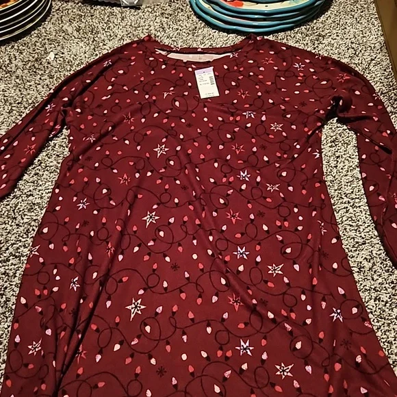 Maurices | Dresses | Maurices Jr Size Xl Dark Red Christmas Holliday Dress  New With Tag | Poshmark